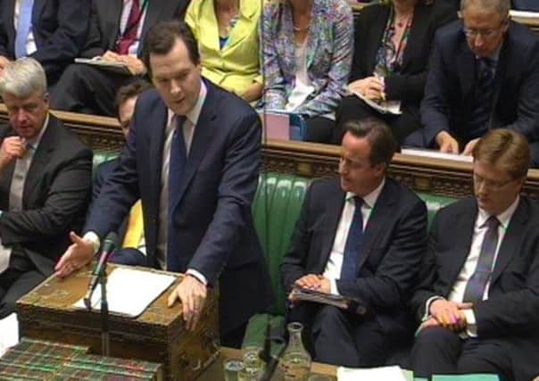 Chancellor George Osborne delivers his spending review. Picture: PA