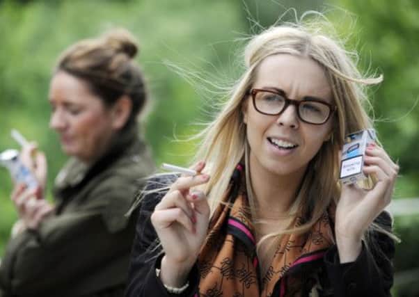 How talking cigarette packs might look. Picture: Phil Wilkinson
