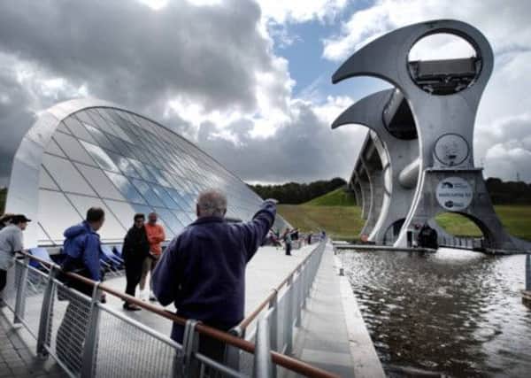 The Falkirk Wheel is among the sites featured in the trail. Picture: TSPL