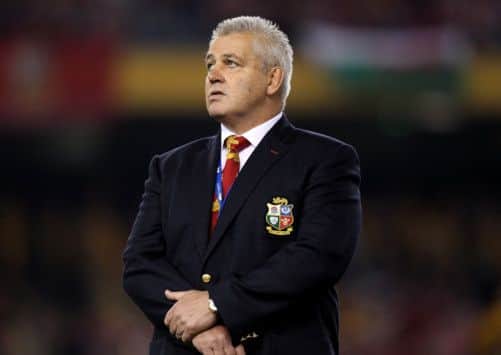 British and Irish Lions Head Coach Warren Gatland. Picture: PA