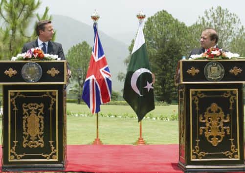 David Cameron and Nawaz Sharif. Picture: Getty