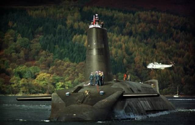Replacement of the Clyde-base Trident fleet is supported by growing numbers. Picture: Allan Milligan
