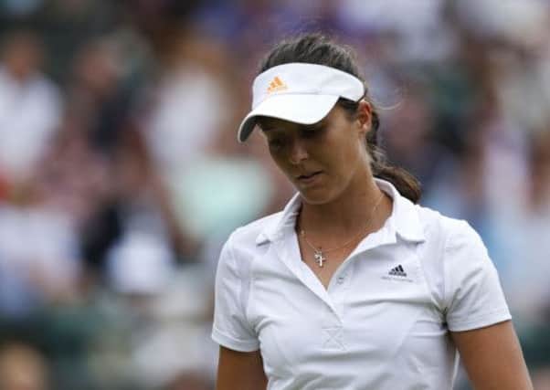 Laura Robson: Eliminated by Kaia Kanepi. Picture: PA