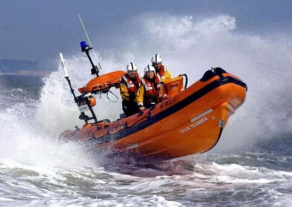 A fisherman was rescued from the sea by an RNLI lifeboat near Torness Power Station. Picture: PA
