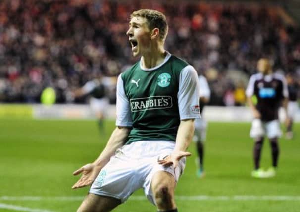 David Wotherspoon celebrates grabbing the winner against Hearts in the Scottish Cup. Picture: Ian Rutherford