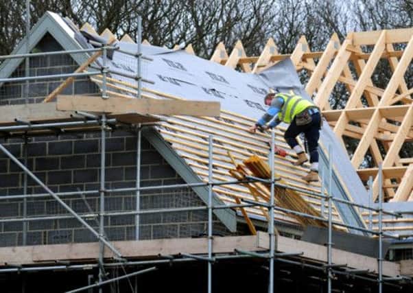 A home under construction. Picture: PA