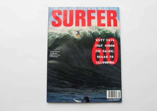 The cover of Surfer magazine that introduced Jay Moriarty to the world in 1994