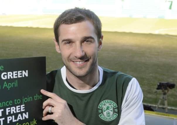Kevin Thomson has joined Hibs at their training camp and seems set to sign a deal to stay at Easter Road. Picture: Greg Macvean