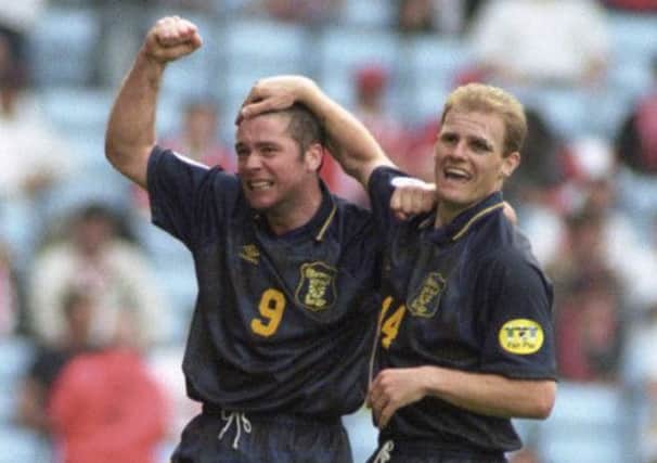 Ally McCoist and Gordon Durie at Euro 96. Picture: SNS