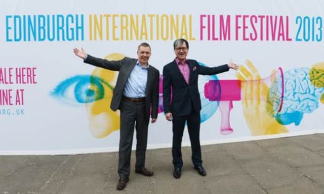 EIFF Artistic Director Chris Fujiwara and CEO Ken Hay. Picture: Neil Hanna
