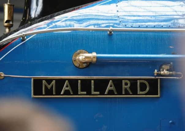 The record-breaking Mallard steam train's 75th anniversary is celebrated in York. Picture: Getty