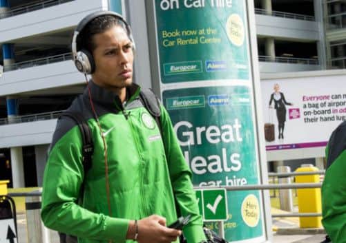 Virgil van Dijk: Started for Celtic in friendly. Picture: SNS