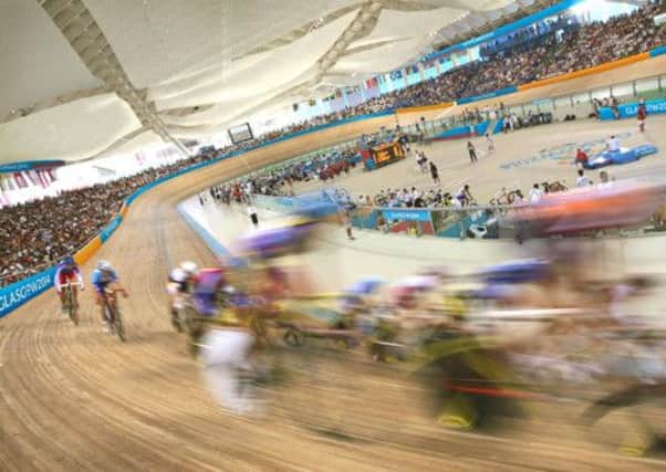 An artist's impression of the Glasgow 2014 velodrome. Picture: PA