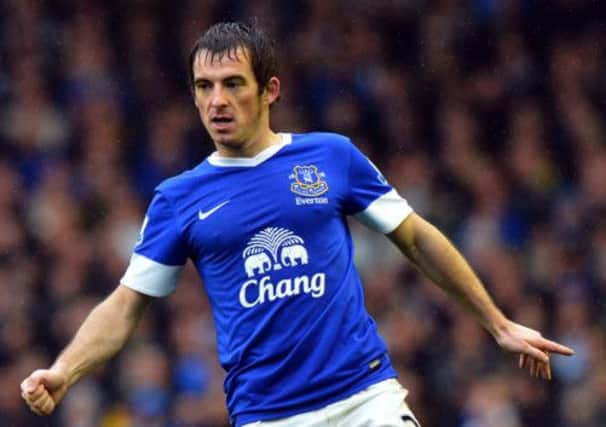 Leighton Baines in action for Everton last season. Picture: Getty
