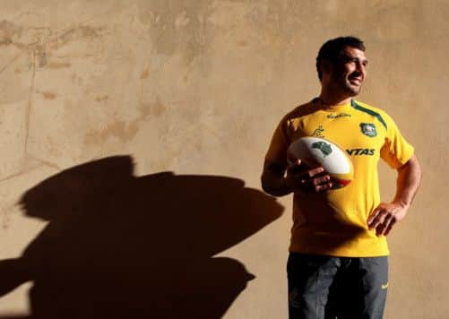 George Smith starts his first test match for four years against the Lions on Saturday. Picture: PA