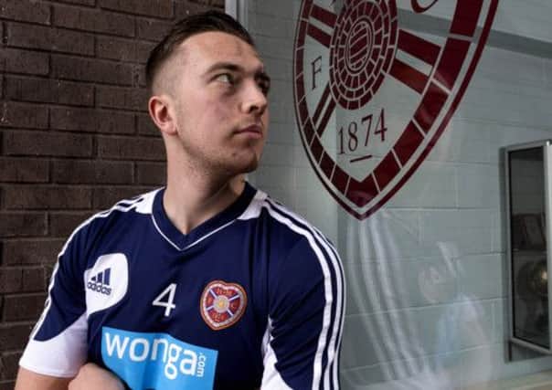Danny Wilson is comfortable with his decision to sign for Hearts, despite taking a 50 per cent pay cut. Picture:SNS