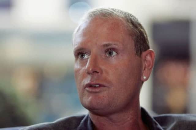 Former Rangers and England midfielder Paul Gascoigne. Picture: Getty