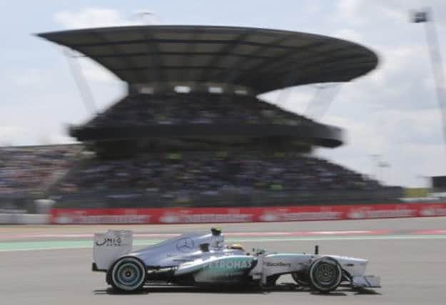 After struggling in qualifying, Lewis Hamilton and Mercedes regrouped to take pole position. Picture: AP