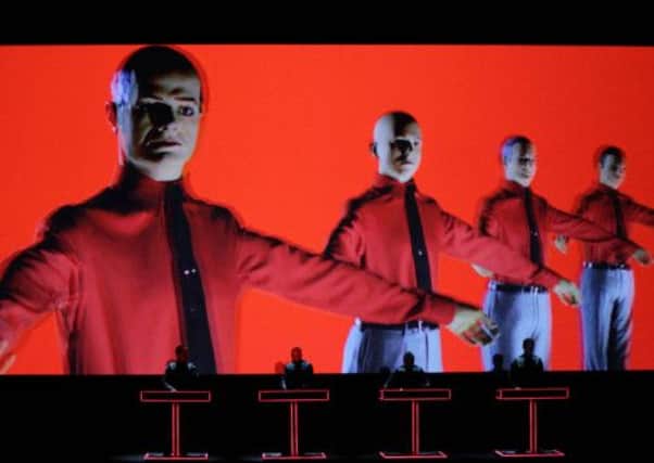 Electronic music pioneers Kraftwerk. Picture: PA