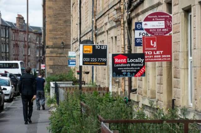 The property market in Scotland is showing signs of recovery. Picture: Ian Georgeson