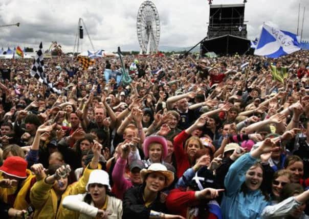 Music fans at T In The Park. Picture: Getty Images