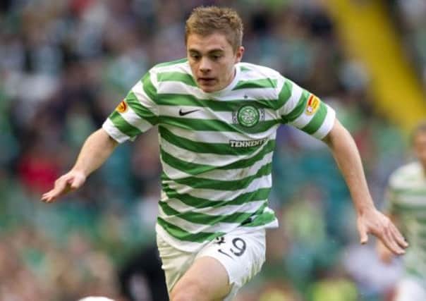James Forrest made an impact after coming on as a second-half substitute against Cluj. Picture: SNS