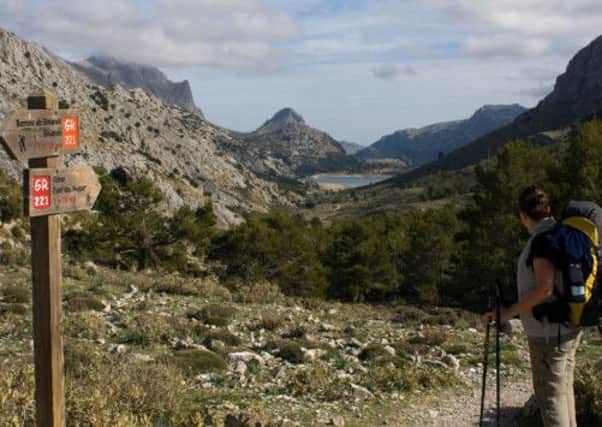 The Serra de Tramuntana mountains north west Majorca. Picture: submitted