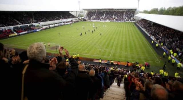The tie will be held at Dunfermline's East End Park ground. Picture: SNS
