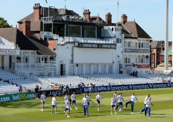 England cricketers in training  but cross-Border rivalries could get more serious if Scotland becomes independent. Picture: Getty