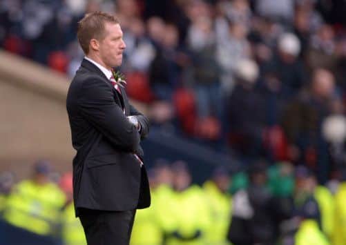 Hearts manager Gary Locke has much to think about ahead of the SPL season. Picture: Phil Wilkinson