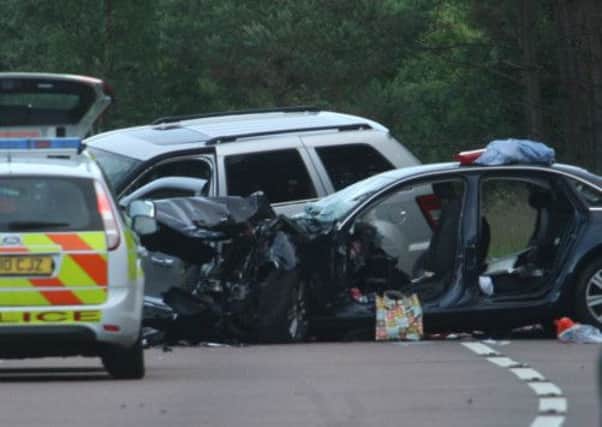 Three people died in the A9 crash. Picture: Peter Jolly