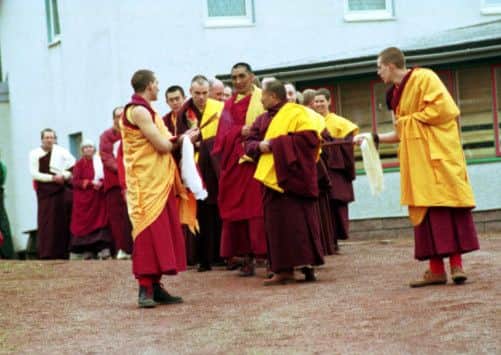 Monks pictured at the centre in 1993. Picture: TSPL