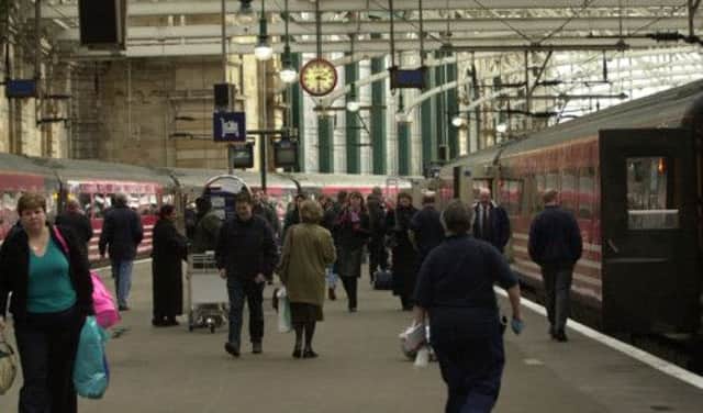 Passengers at Central Station faced delays. Picture: TSPL