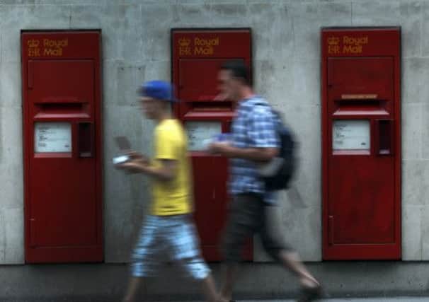 A row of central London postboxes. Picture: AP