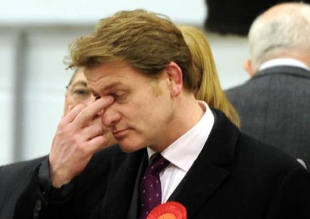Former Falkirk MP Eric Joyce on election night in 2010. Picture: Michael Gillen