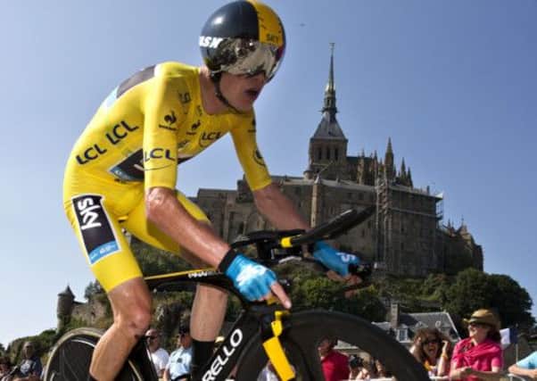 Sky's Chris Froome increased his lead in the stage 13 time trial. Picture: Getty