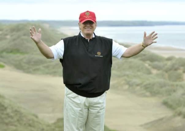 Donald Trump's Menie golf resort enjoyed a 'phenomenal' first year. Picture: Dan Phillips