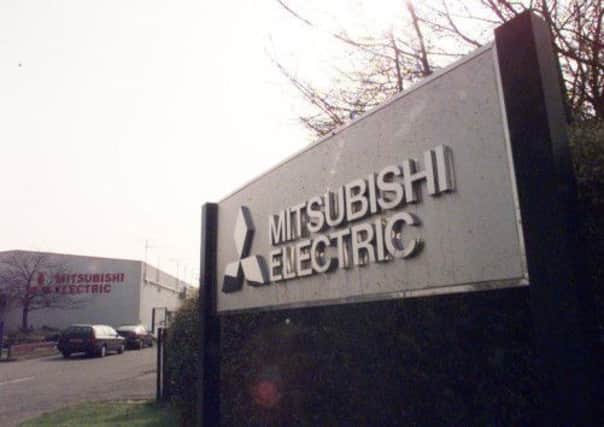 File photo of Mitsubishi's Livingston plant. Picture: TSPL