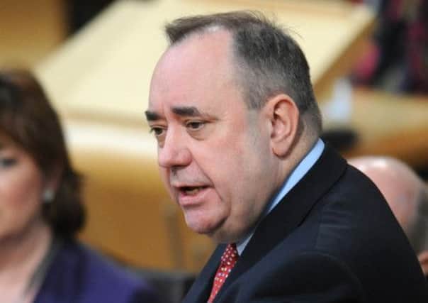 Alex Salmond said independence would prevent unpopular Westminster policies being carried out in Scotland. Picture: Jane Barlow