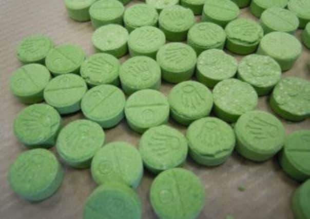 The green pills are quite distinctive. Picture: Comp