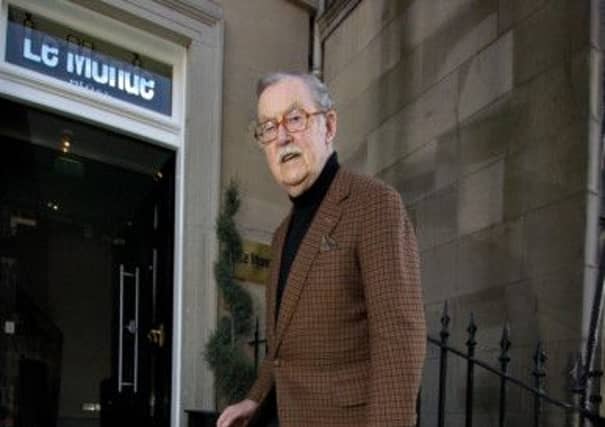 Alan Whicker in Edinburgh in 2009. Picture: TSPL