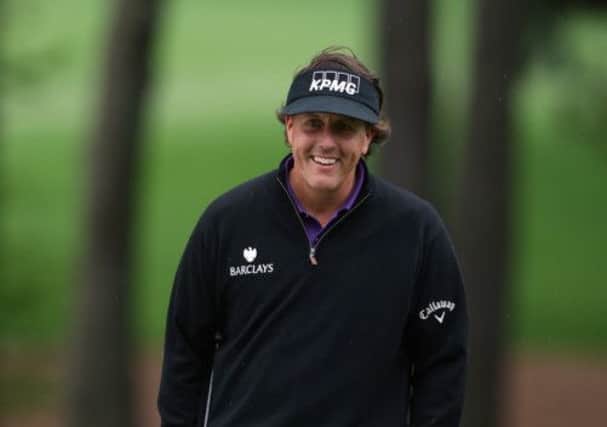 One of the good guys: Phil Mickelson with his trademark smile. Picture: Getty
