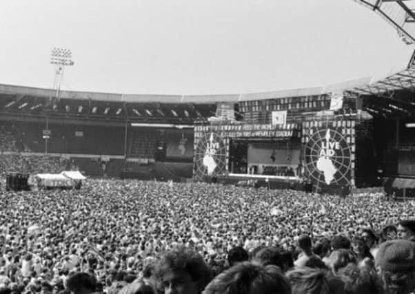 The Live Aid concerts took place on this day in 1985. Picture: PA