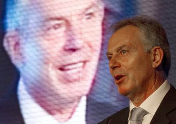Tony Blair speaks during the First International Conference for Economic Regional Cooperation in Tel Aviv in 2011. Picture: Getty