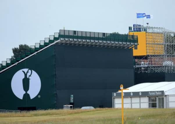 Preparations for the Open are underway at the all-male Muirfield club. Picture: Getty