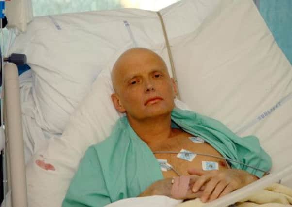 Former Russian spy Alexander Litvinenko was allegedly poisoned in a London hotel. Picture: PA