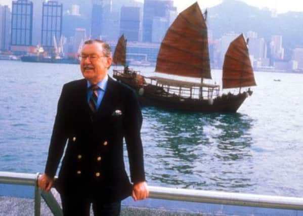 Alan Whicker in Hong Kong in 1990. Picture: BBC