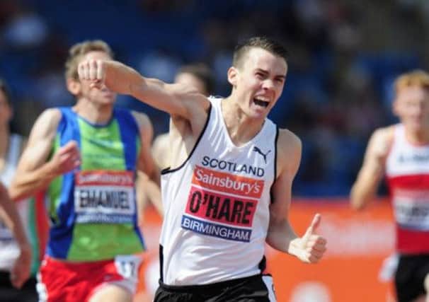 A delighted Chris OHare boosted his chances for the Commonwealth Games in Glasgow next year. Picture: Getty