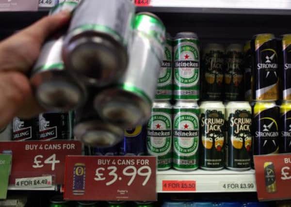 SNP to press on with alcohol price law. Picture: PA