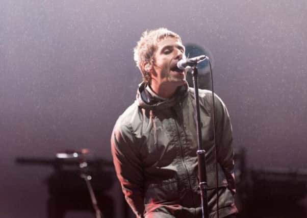 Liam Gallagher, frontman of Beady Eye, performs at this year's T in the Park. Picture: David P Scott